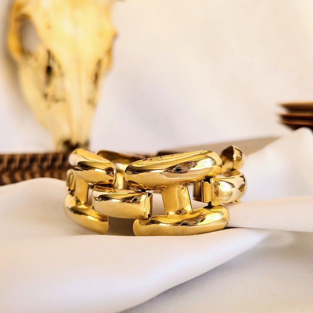 Chunky Gold Chain Bracelet